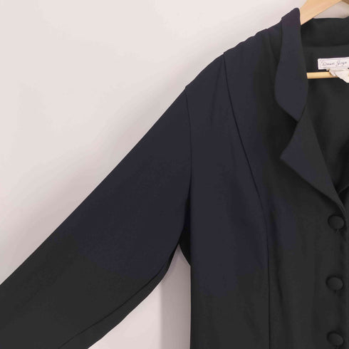 DAWN GOY USA製 ポリエステル 4B チェスターコート レディース